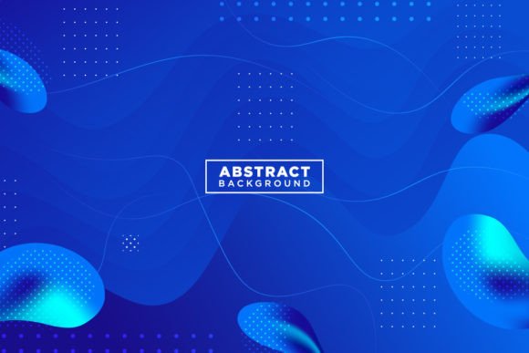 Abstract Blue Geometric Background: Futuristic Design Asset