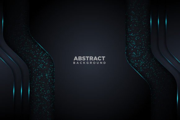 Abstract Dark Blue Luxury Background
