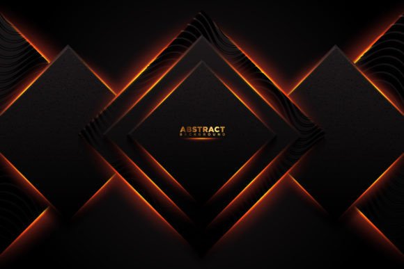 Abstract Elegant Background: Geometric & Wavy Vector Art
