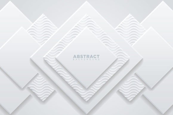 Abstract White Gradient Paper Background: Layered Vector Design