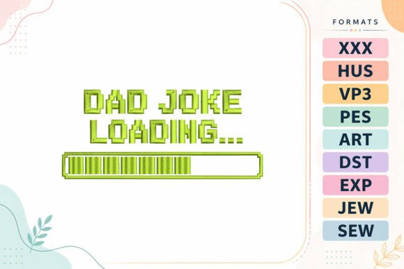 Dad Joke Loading: A Retro Font for Father's Day Fun