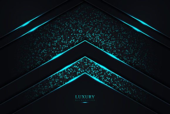 Dark Blue Abstract Luxury Background: Modern Design