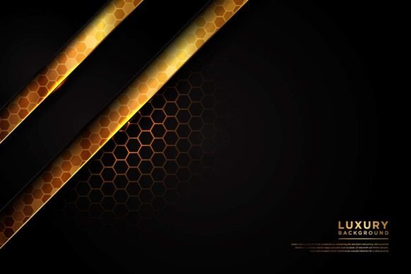 Elevate Your Projects with a Modern Dark and Gold Luxury Background