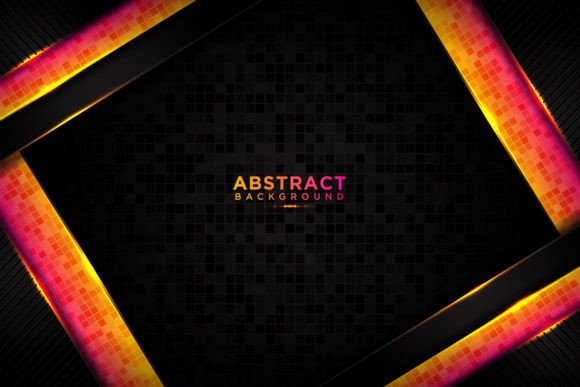 Modern Abstract Tech Orange Background for Futuristic Designs