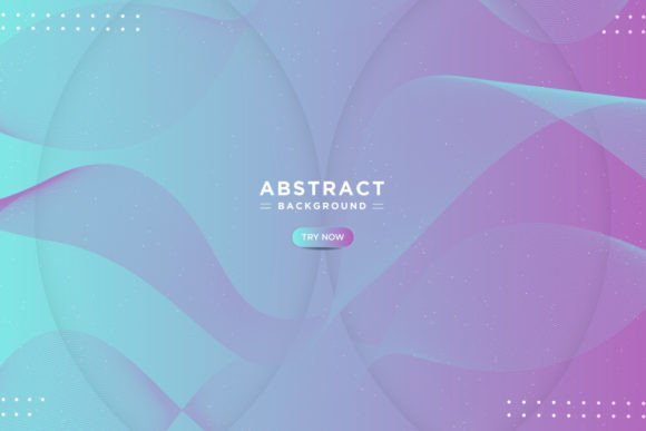 Modern Geometric Blue Gradient Background with Waves