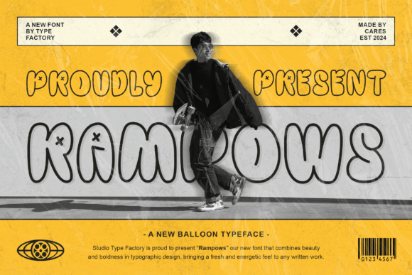 Rampows: The Playful Font for Joyful Designs