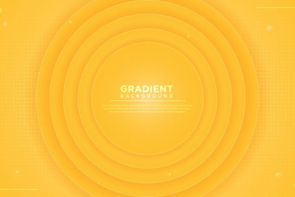 Vibrant Orange Gradient Circle Background for Modern Design